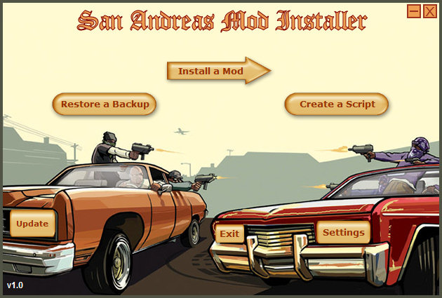 gta san andreas mods. San Andreas Mod Installer 1.1