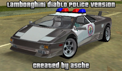 Lamborghini Diablo Police Car 4
