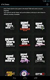 GTA Game Cheats Android tablet screenshot 01