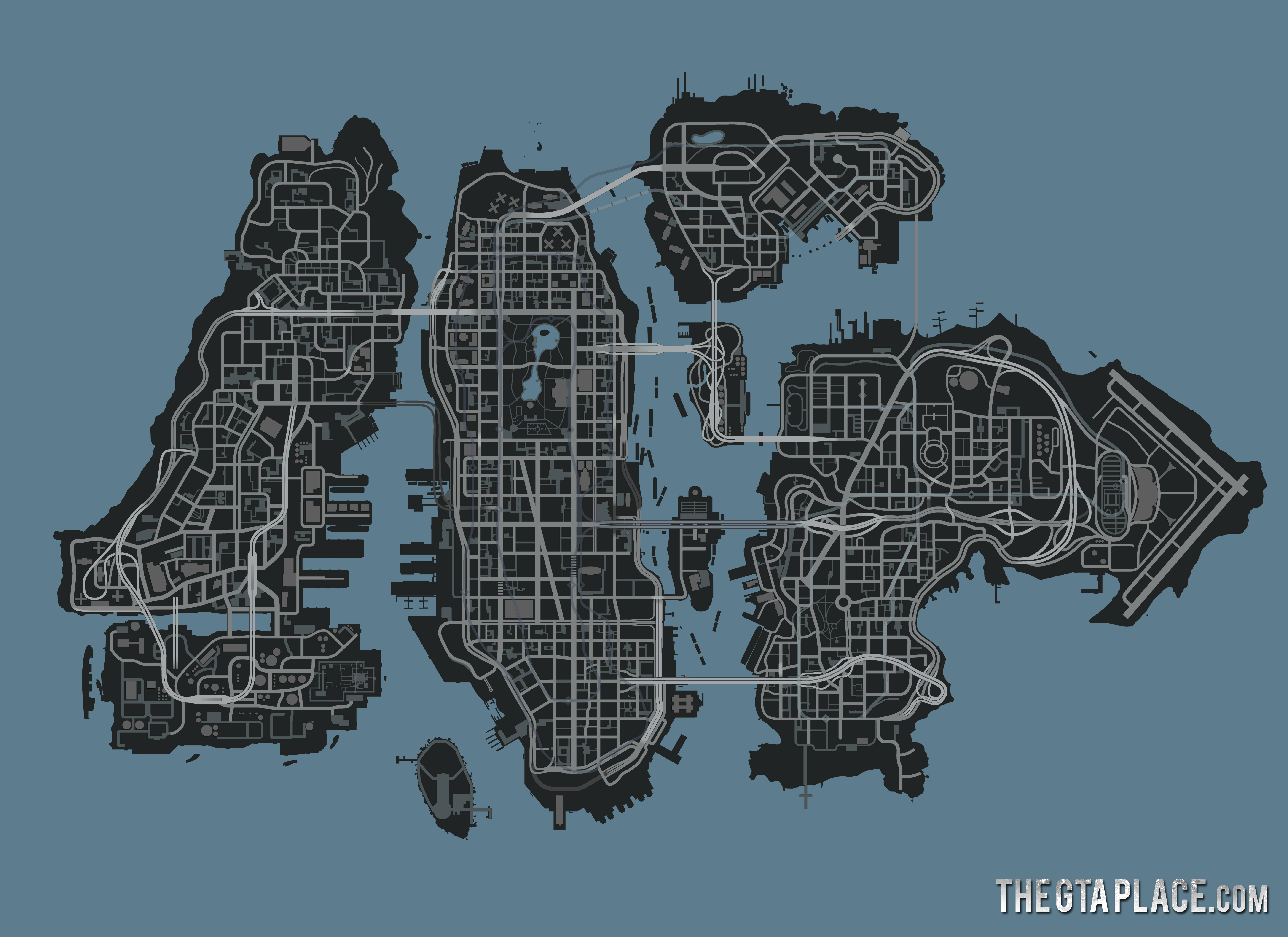 gta iv map size