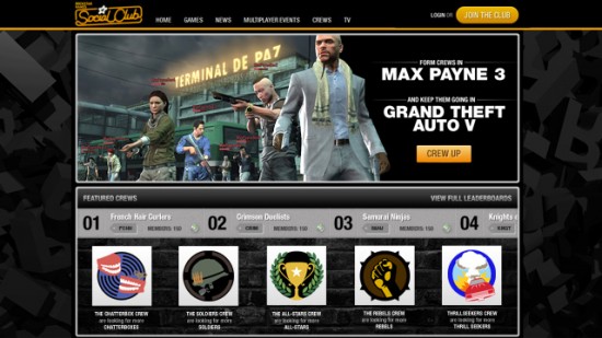 Rockstar Games Updates Website, Rockstar Social Club Ahead of GTA