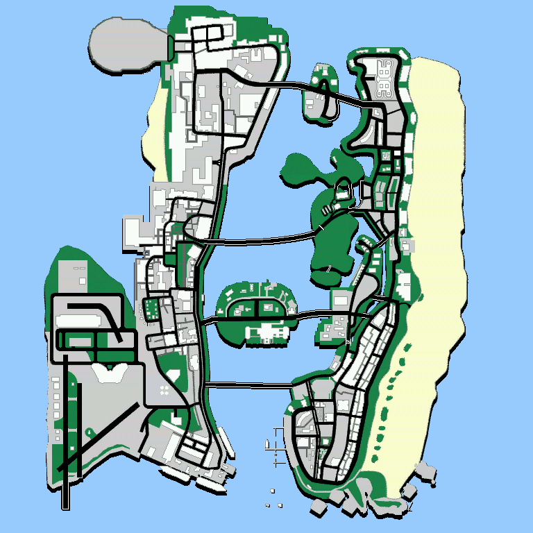 gta 3 map. The GTA Place - Vice City Maps