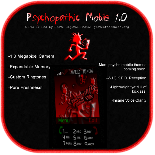 Psychopathic Mobile Theme