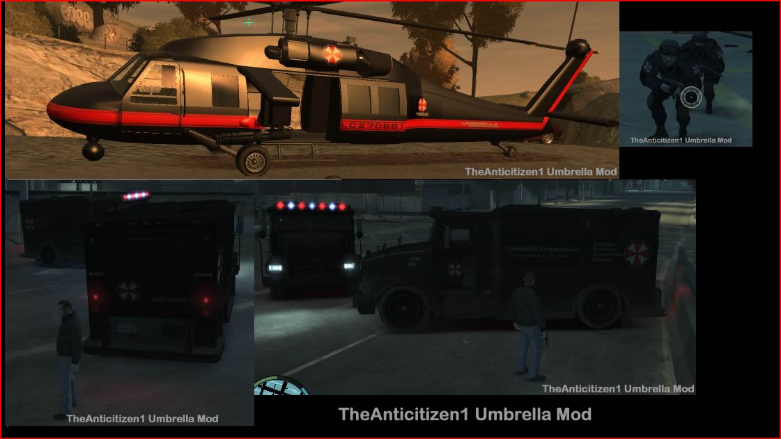 Umbrella Corp Mod Gta IV