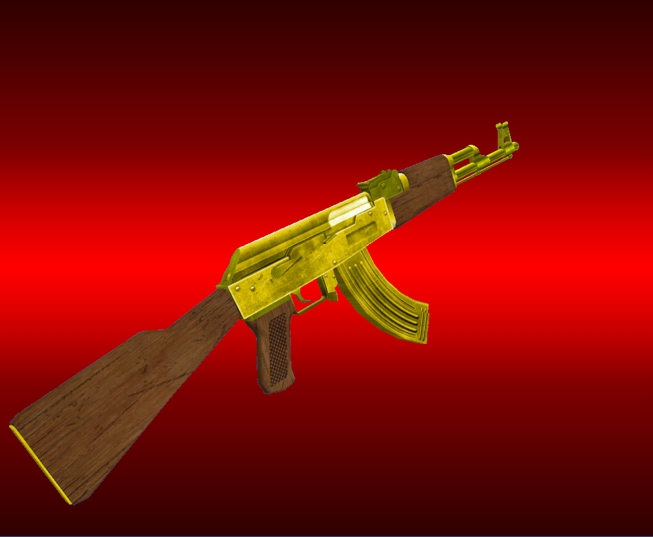 Golden AK-47 Skin