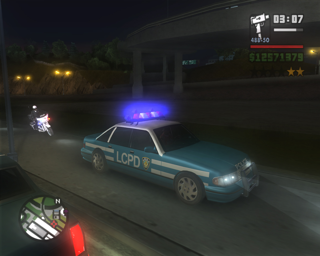 The GTA Place - High Poly/HD GTA3 Beta cop car for San Andreas