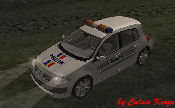 Renault Megane police Romania GTA San Andreas
