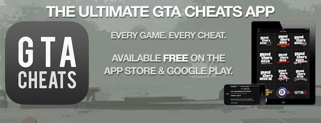 The ultimate GTA cheats app - for iPhone, iPad & Android